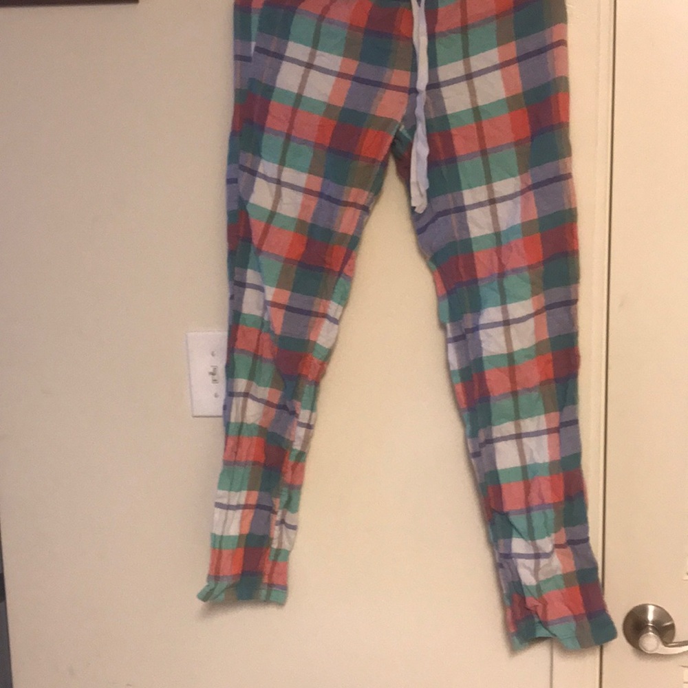 Plaid pj bottoms